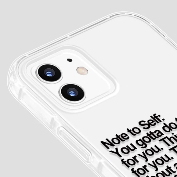 Words Of Encouragement IPhone Case- Clear / Transparent - Picture 3 of 5